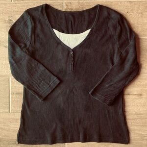 Faux ‘Two-Piece’ Henley